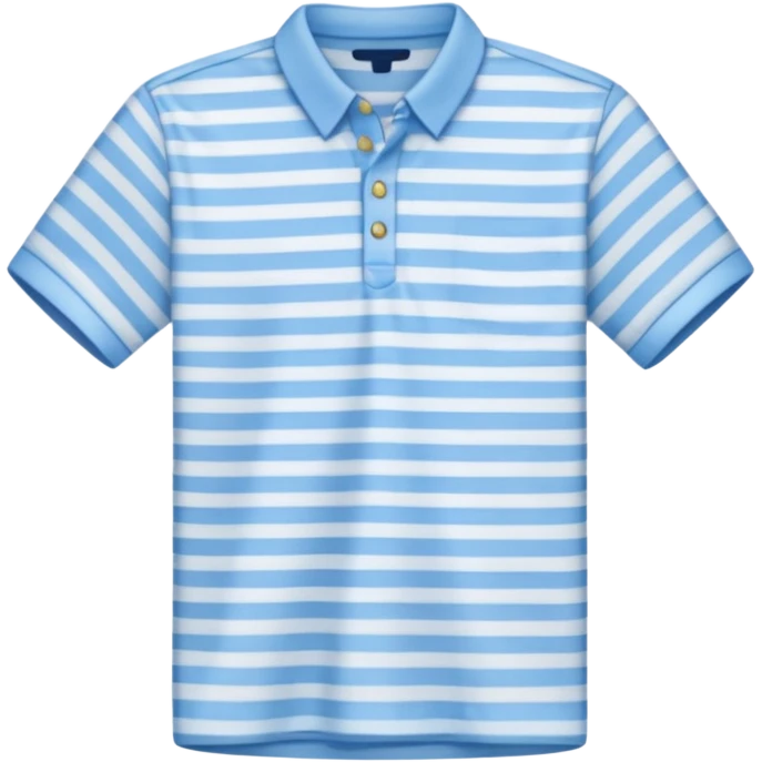 un maillot rayé fine bleu clair emoji