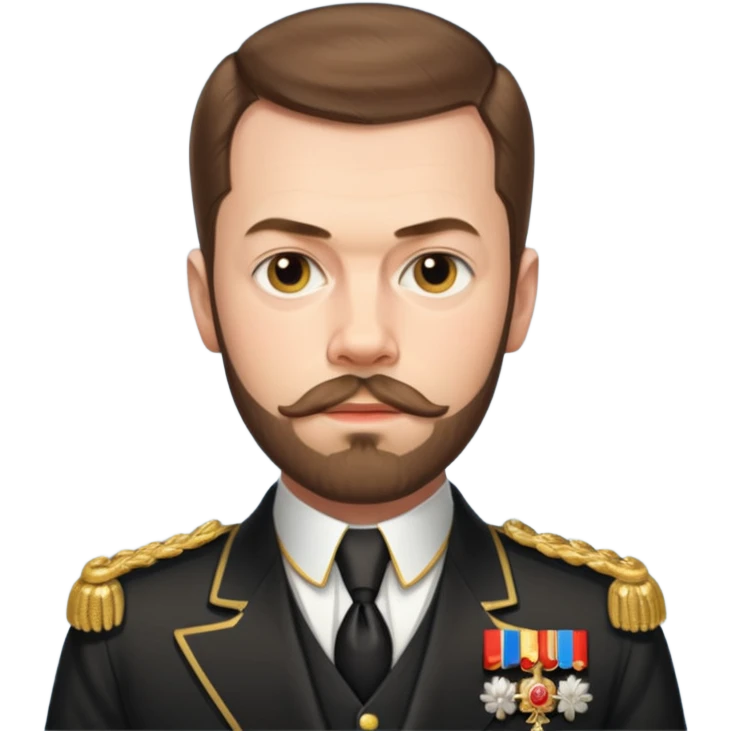 Nicholas II, Russian tsar,  emoji