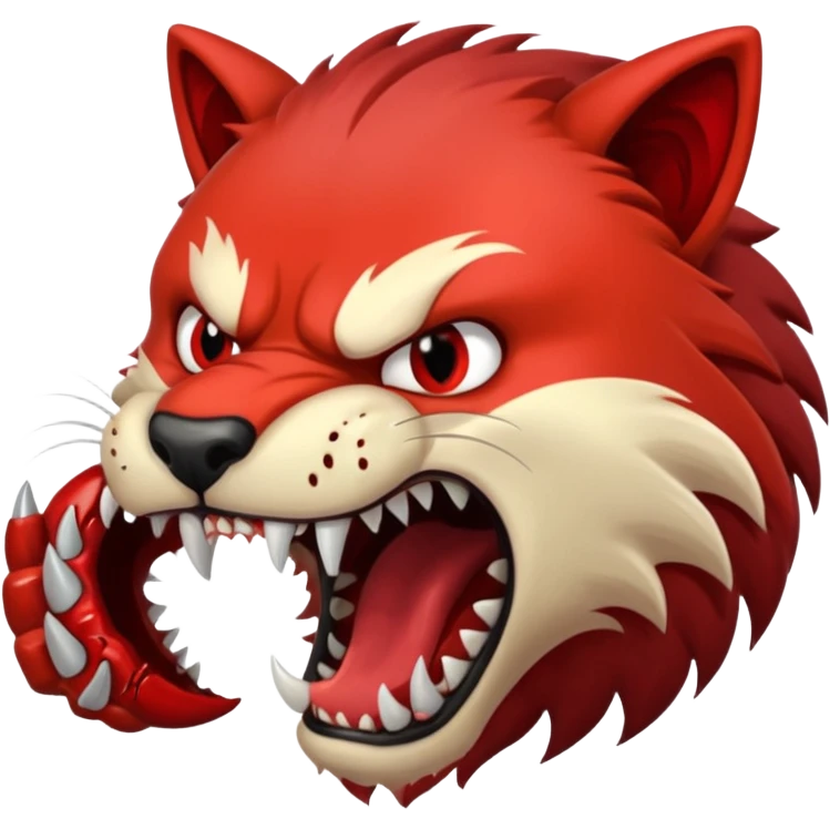 brutal fight between animal emoji