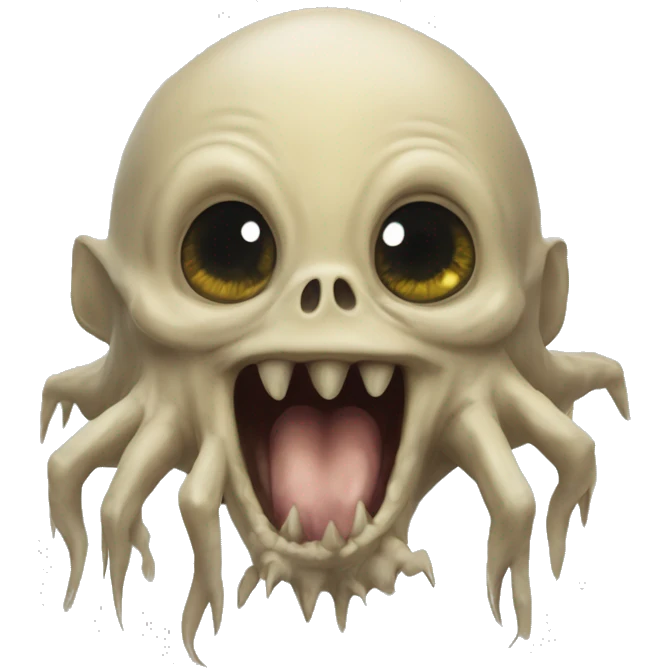 grindylow: Water-dwelling creatures with long fingers, sharp teeth, and a taste for human flesh, often found in the Black Lake at Hogwarts. emoji