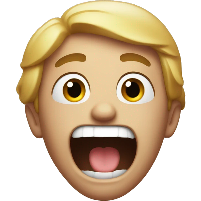happy scared emoji