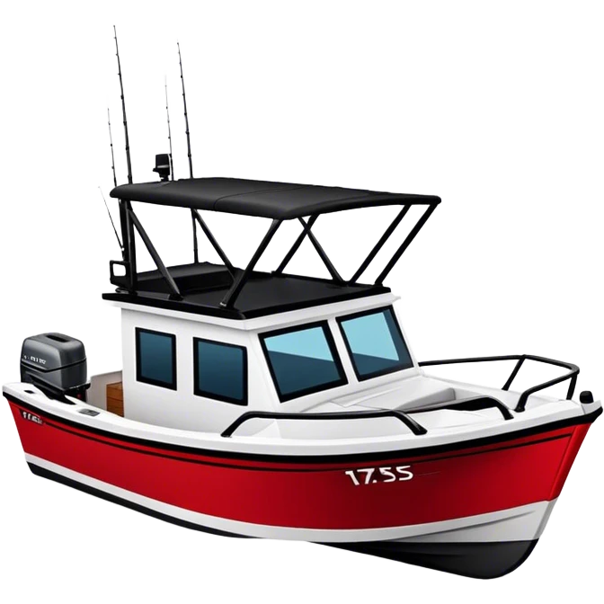 Fishing Boat - Lund 1775 Crossover XS (Model Year: 2022) (Iconic colour: Red with black trim) emoji
