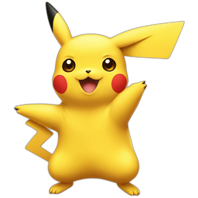 pikachu love sign emoji