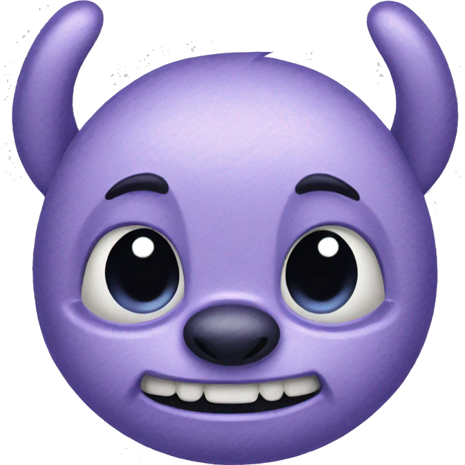 pastel purple stitch  emoji