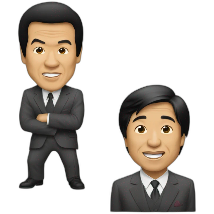chris tucker and jackie chan, rush hour 2 emoji