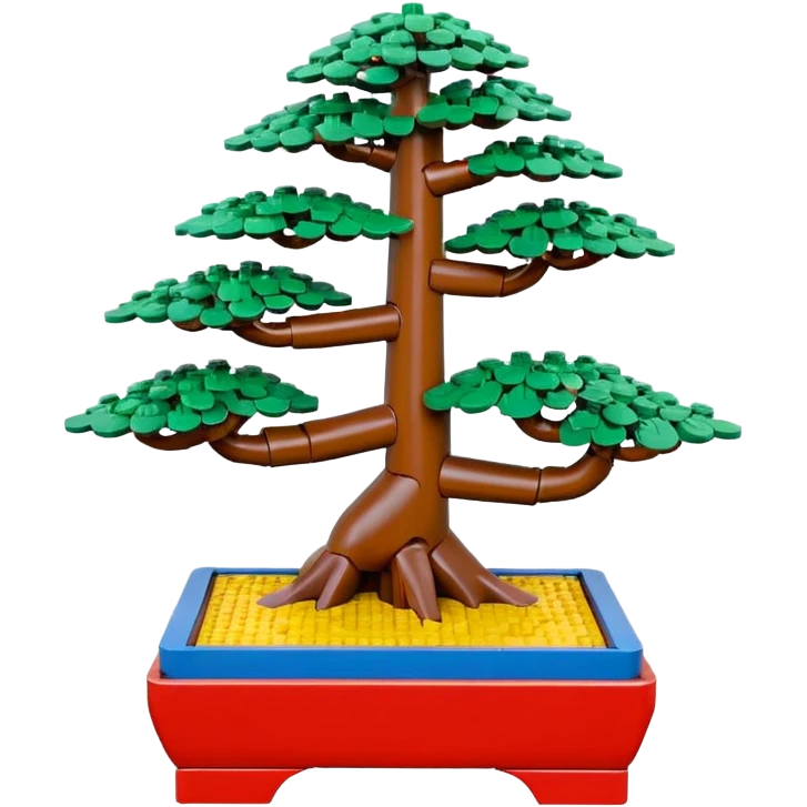 Large multi-tier Old Lego bonsai rack  emoji