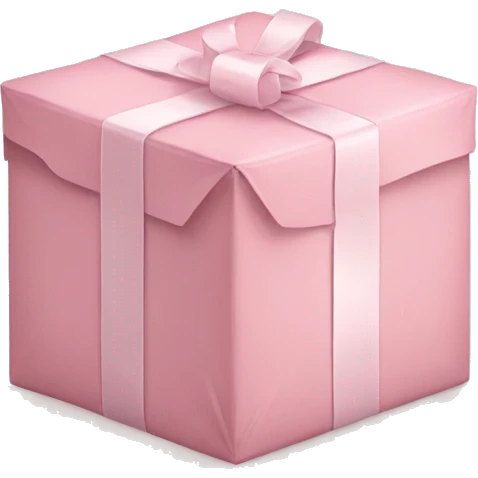light pink package emoji
