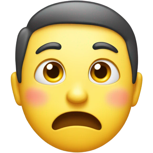 Embarrassed emoji emoji