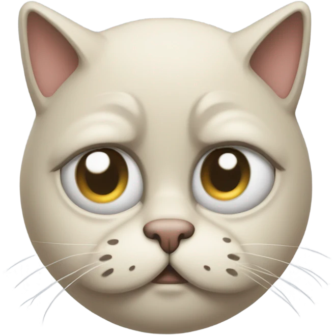 Sad cat emoji