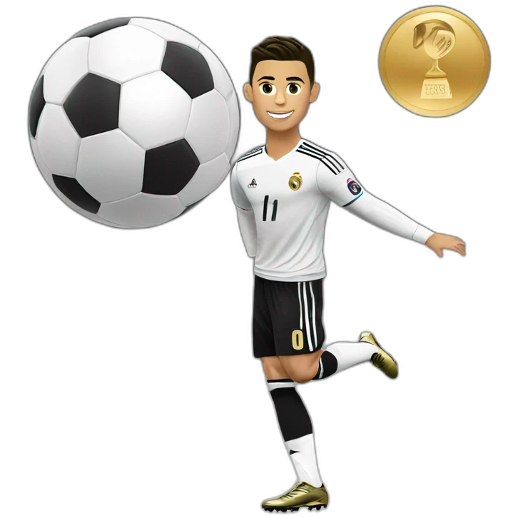 cristiano ronaldo,ballon dor emoji