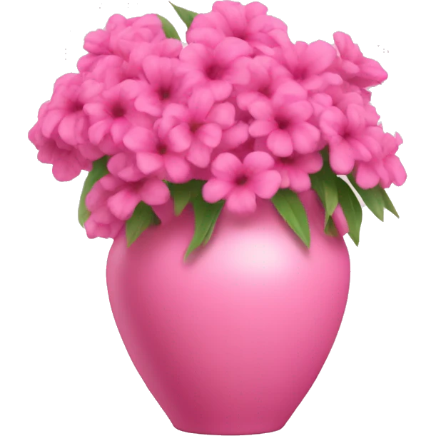 Pink vase emoji