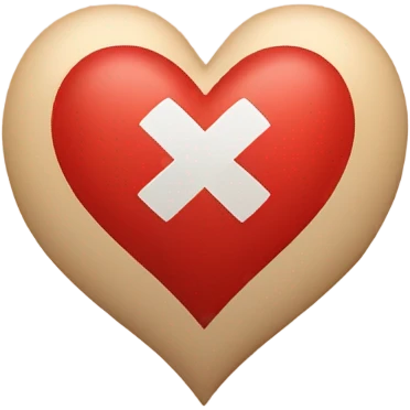 Heart with bandaid on it emoji