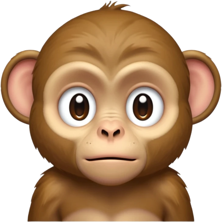 Sad monkey emoji