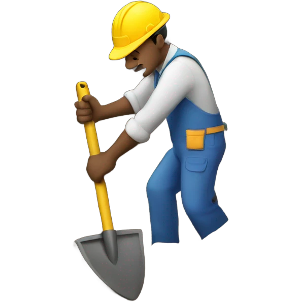 Digging emoji