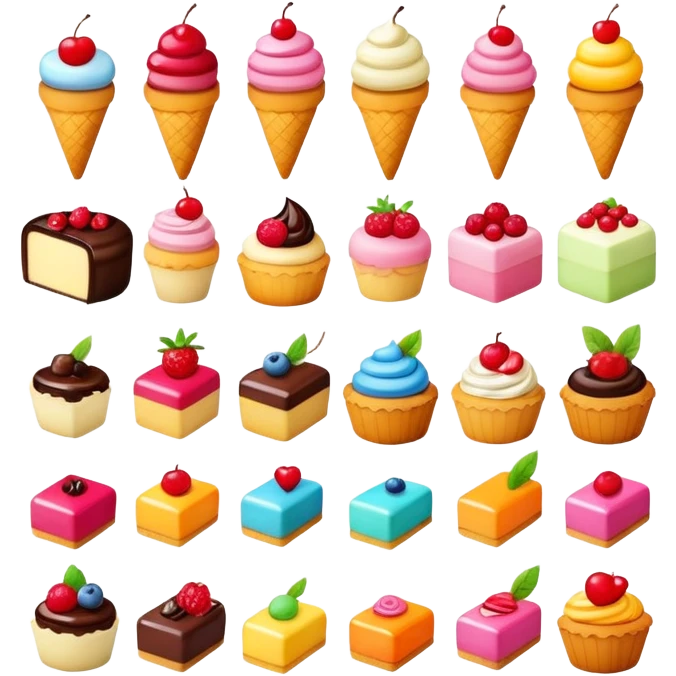 desserts  emoji