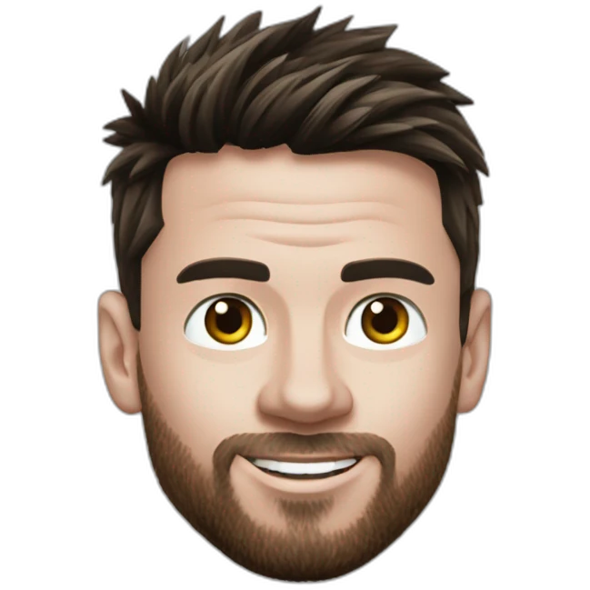 Messi sur Ronaldo emoji