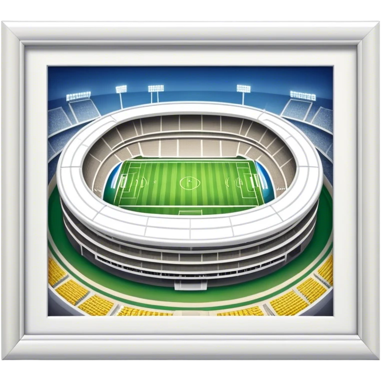 Emoji of afootball stadium emoji