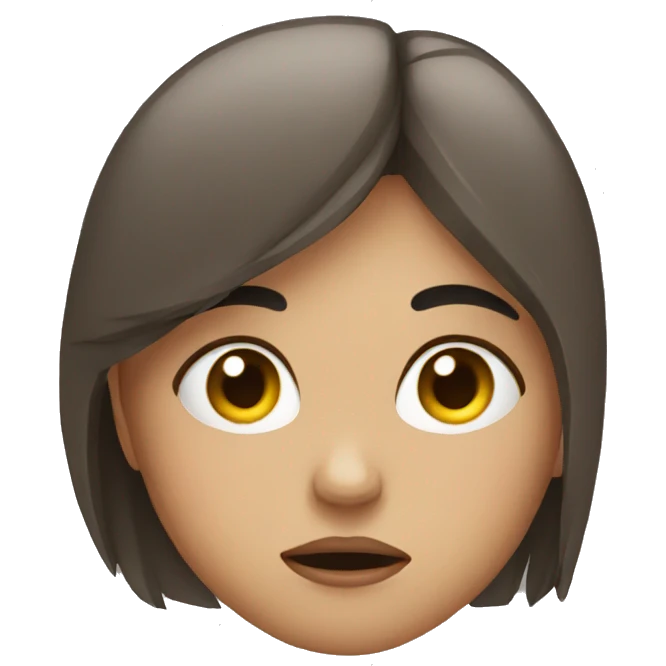 running SAD girl emoji