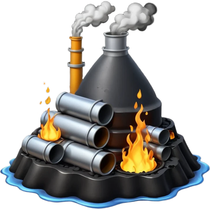 oil refining waste emoji