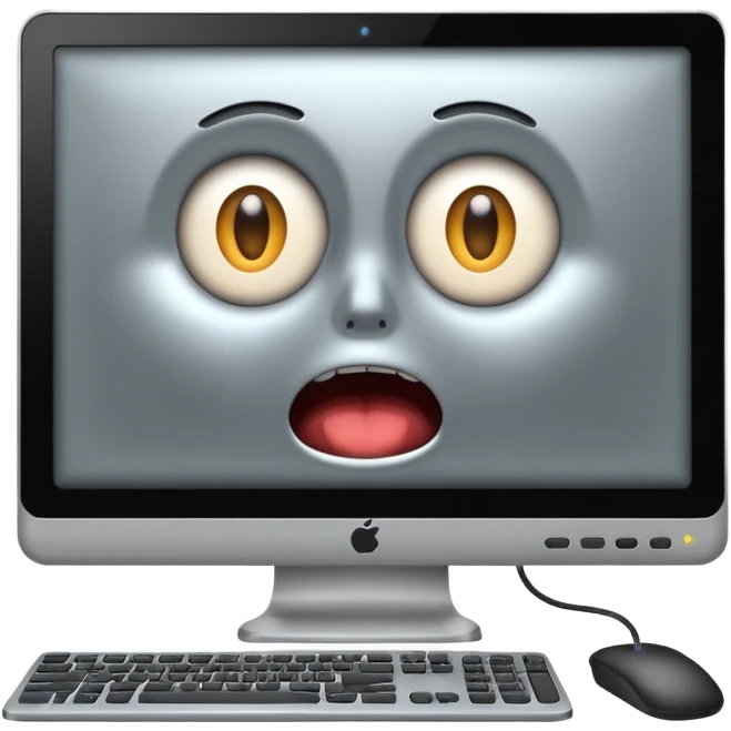 shocked desktop emoji