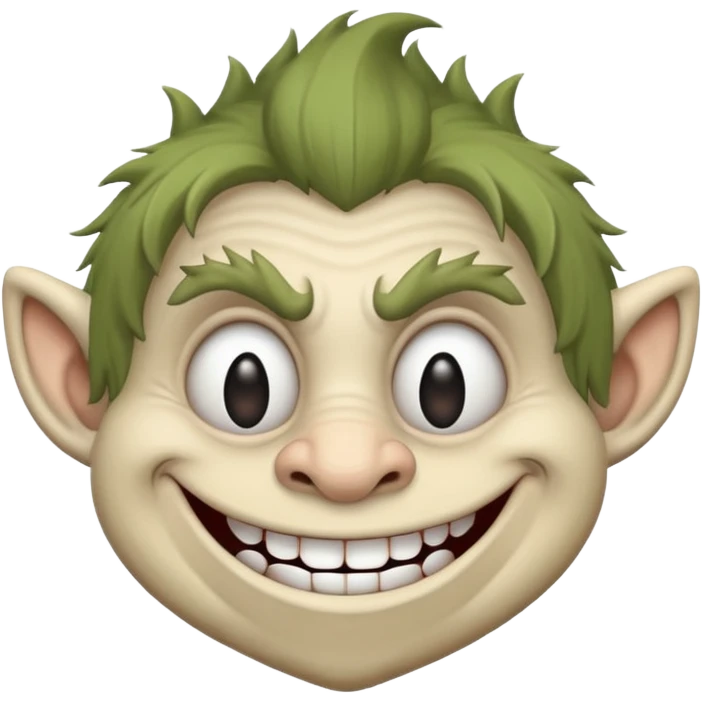 Troll face emoji