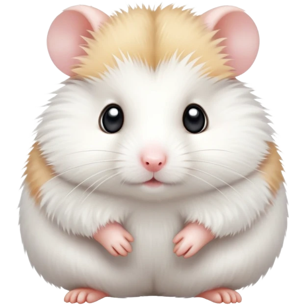 White hamster emoji
