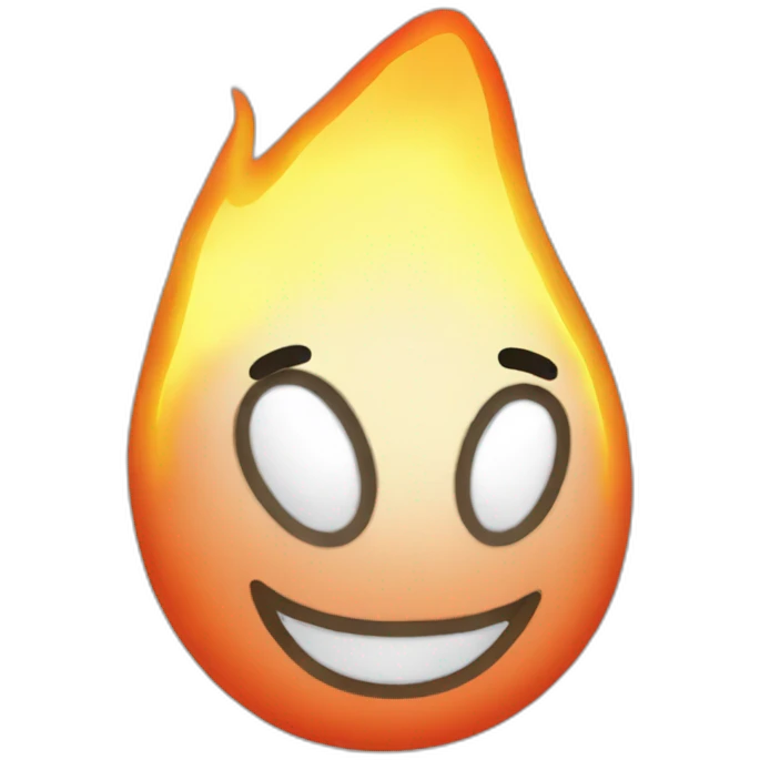 firey from bfdi emoji