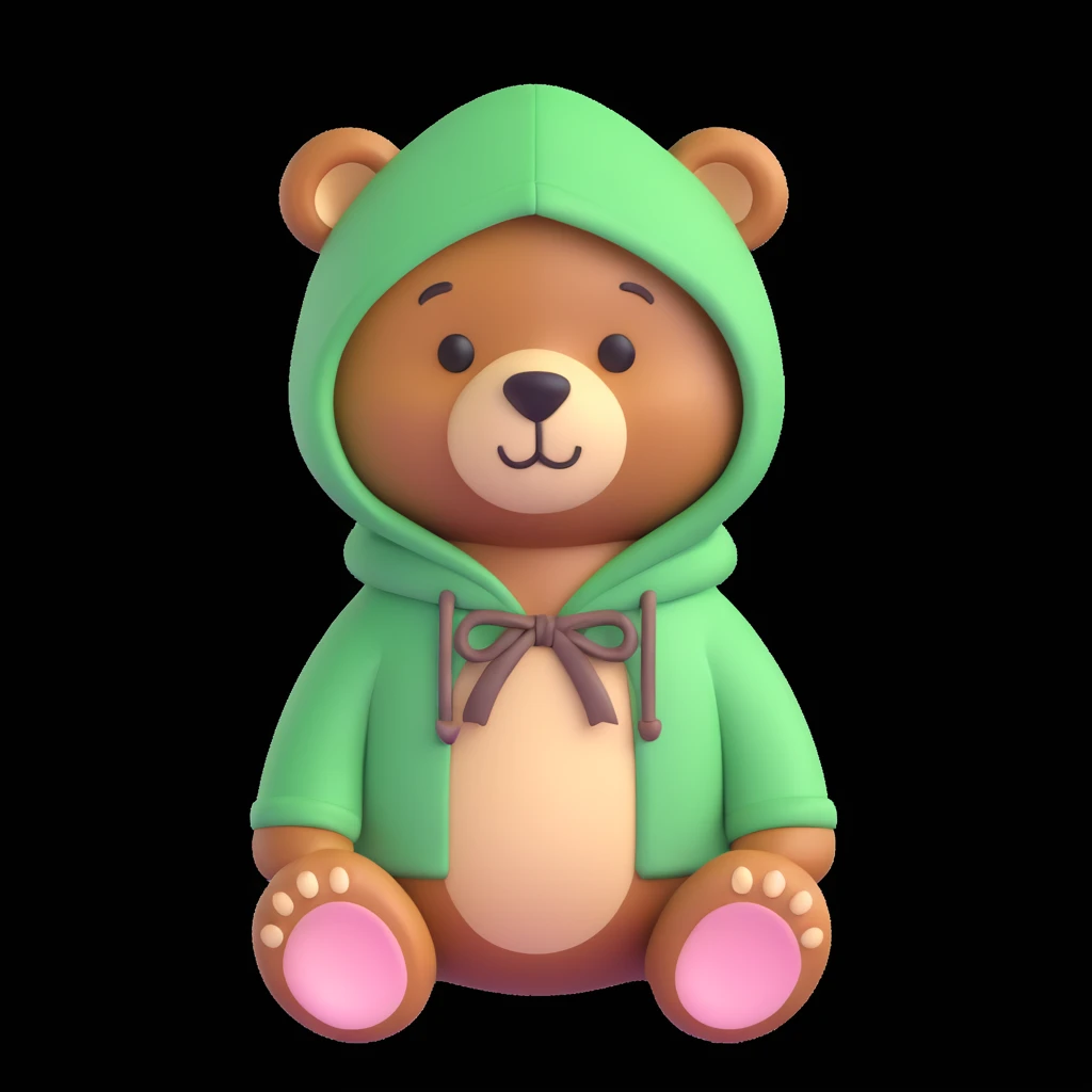 cute bear inspired by awakening sage from Black Desert Online emoji