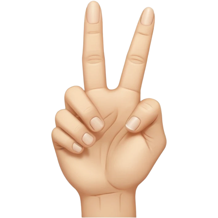 i want to create simple enoji for whatsapp the amojy of hand with the middle finger down emoji