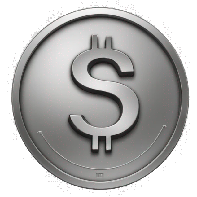 coin with dollar symbol emoji