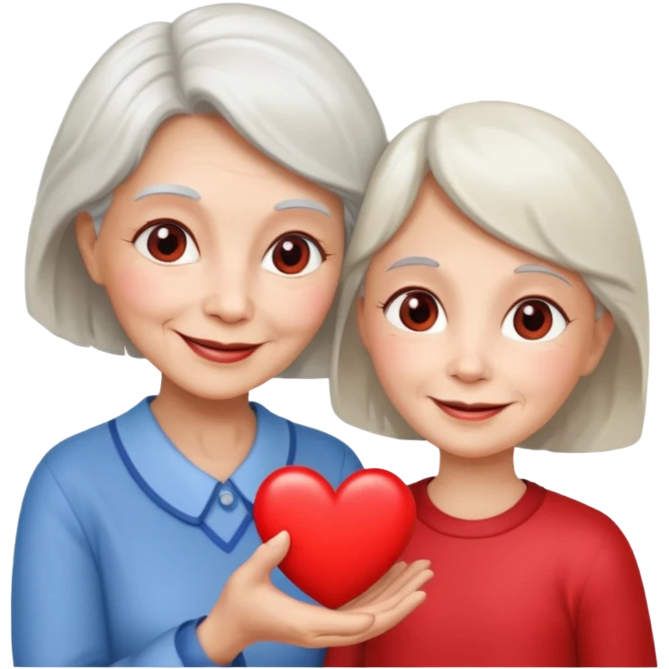 👵+❤️+👧 emoji