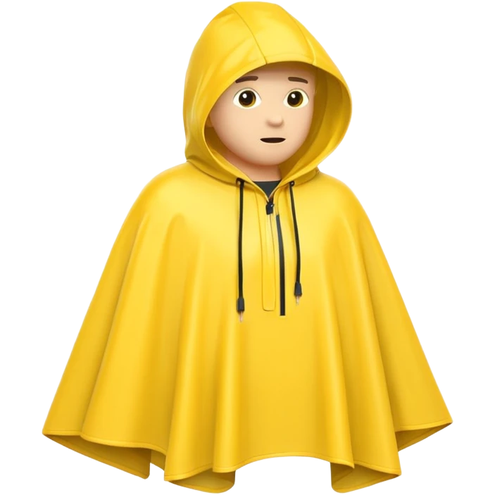 rain poncho emoji