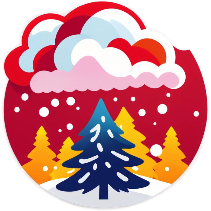 Snowing  emoji