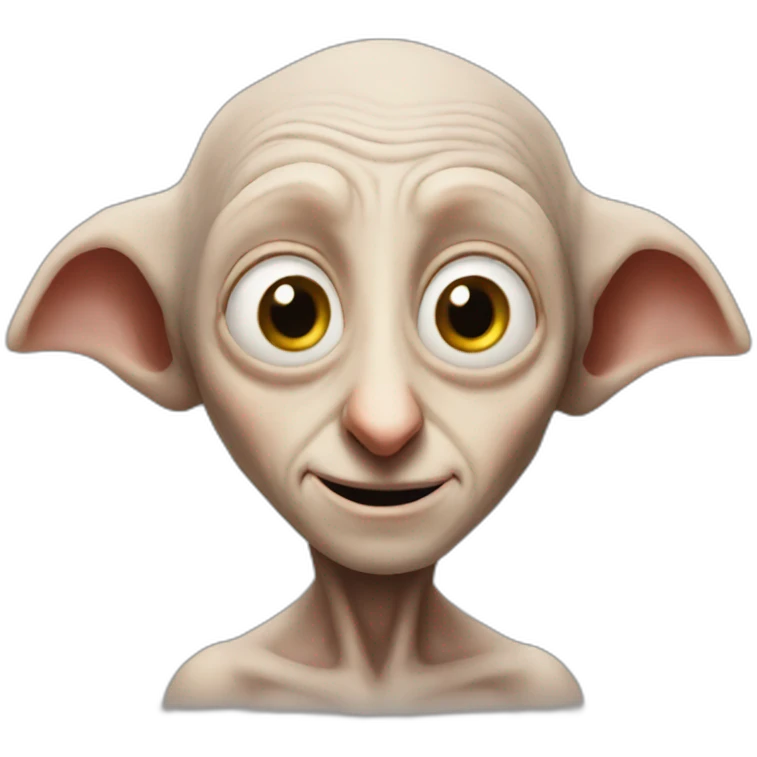 Dobby with a wig emoji