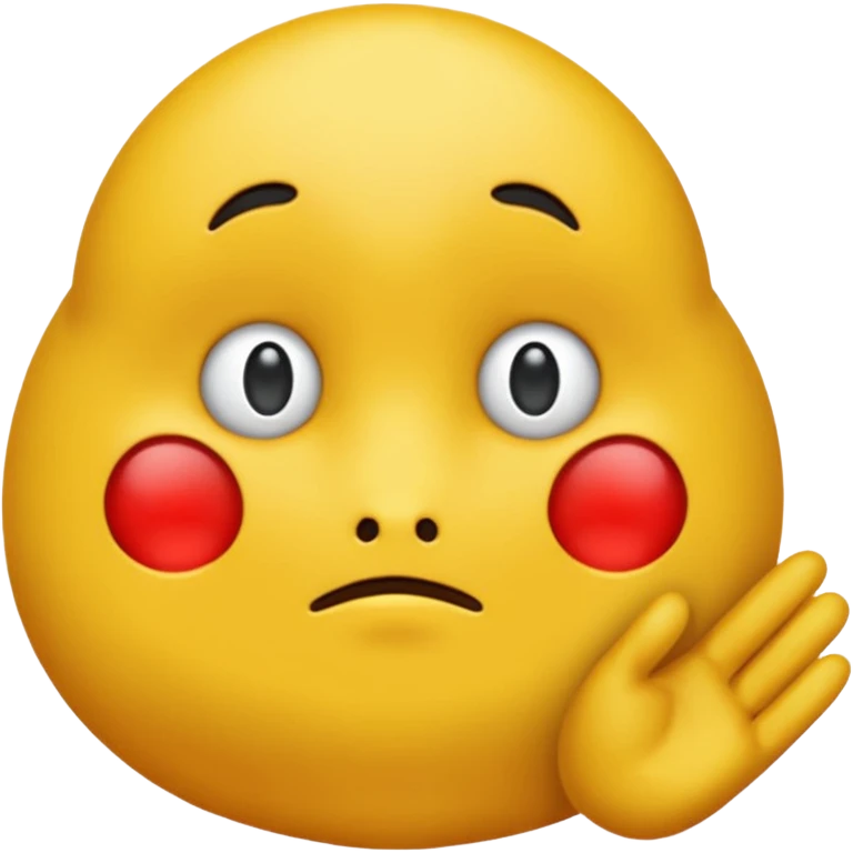 Emoji perempuan sedang remas payudara dan reaksi muka kesedapan emoji