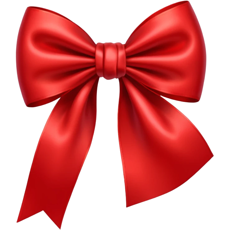 Red bow emoji