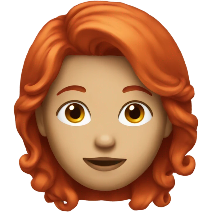 Red hair emoji
