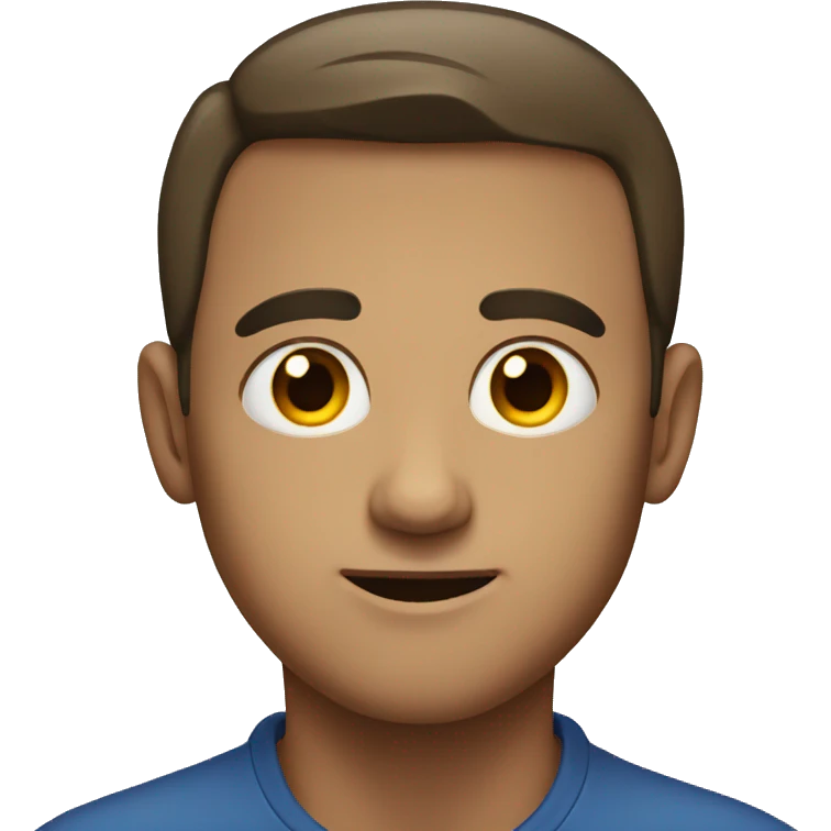 male with eyes that are wide apart emoji