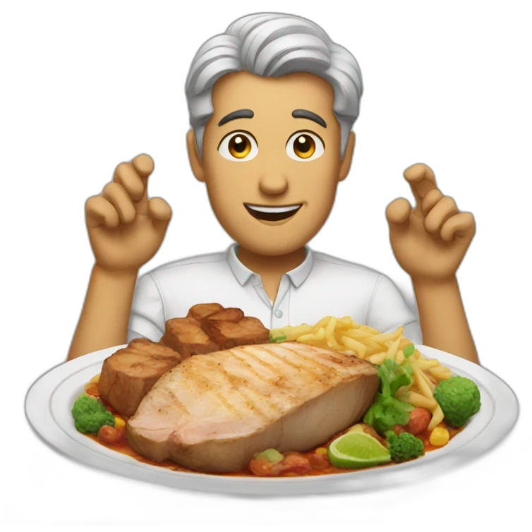 big dinner emoji