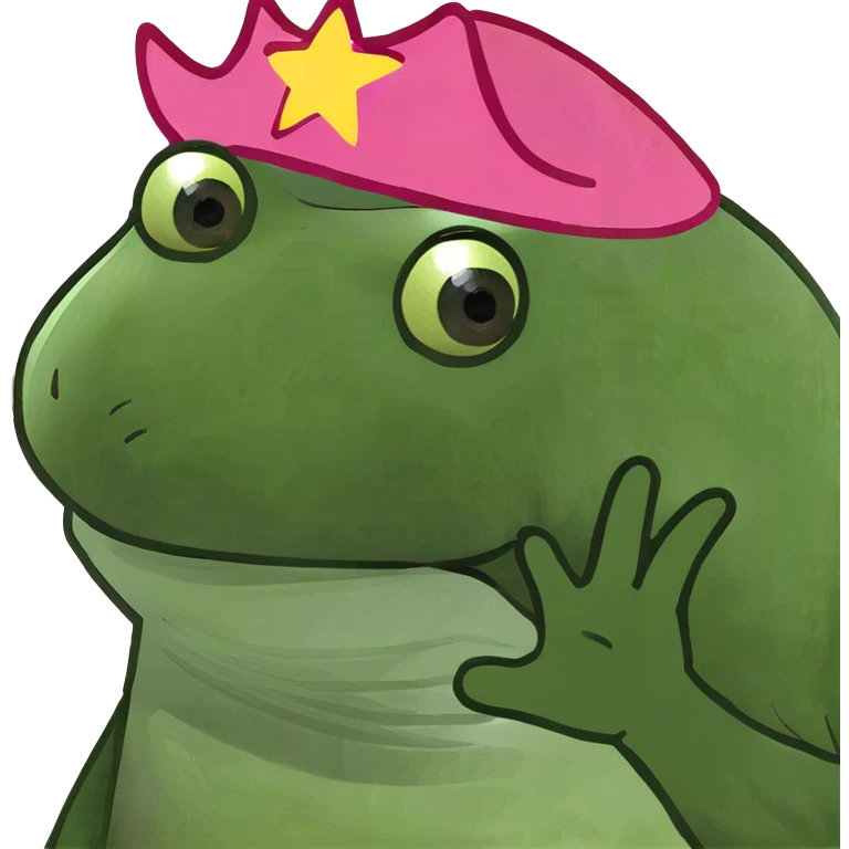 Pink star emoji