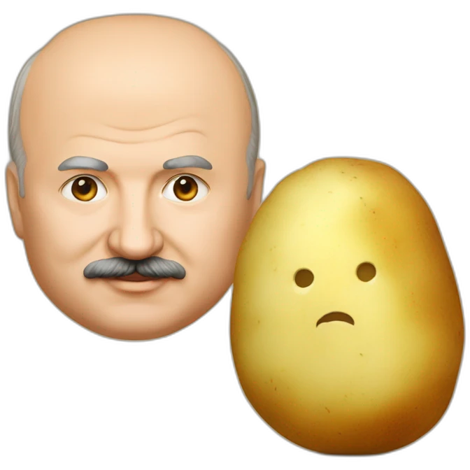 lukashenko and potato emoji