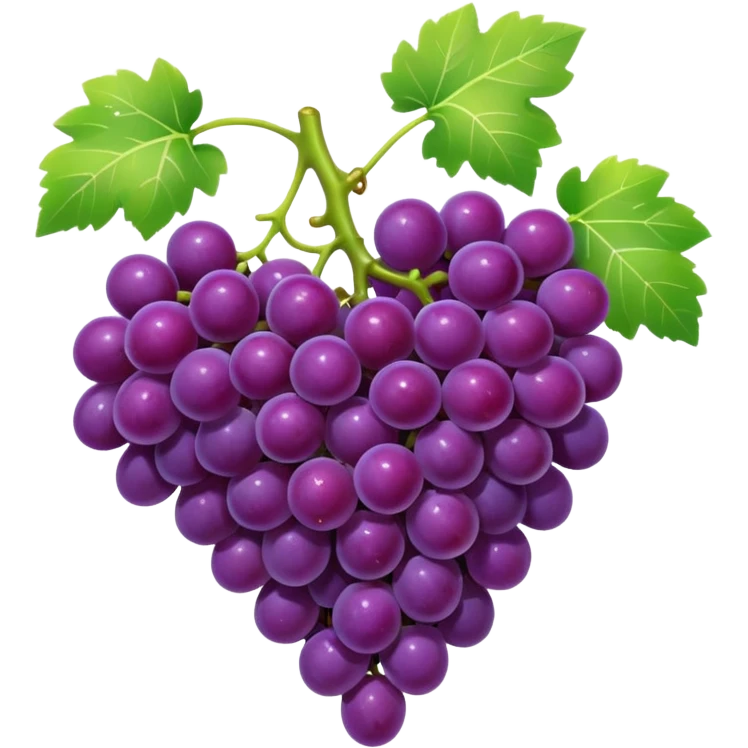 grape themed heart emoji