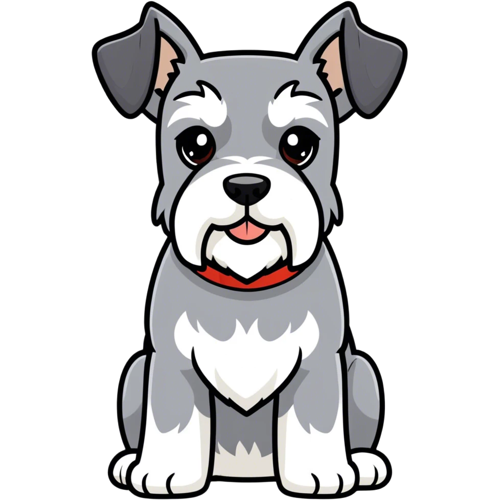Perro schnauzer emoji