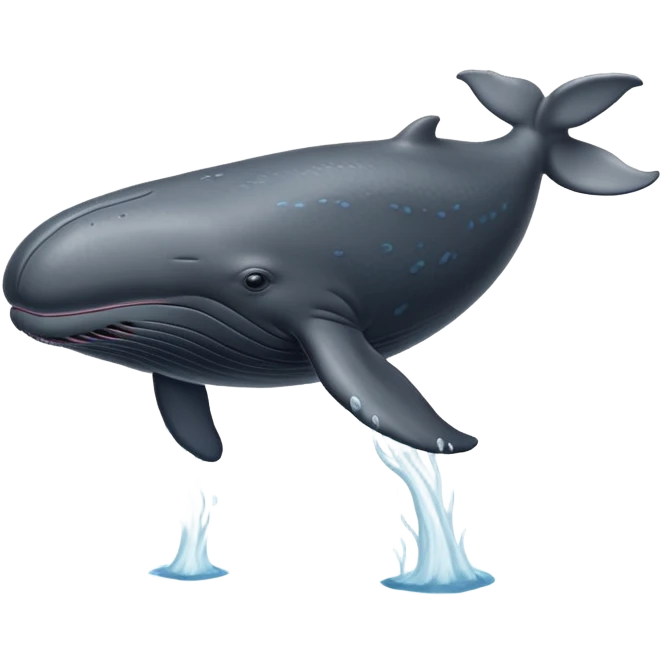 Sperm whale 
 emoji