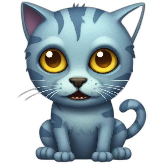 zombie cat emoji