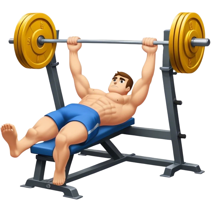 close-grip flat-benchpress emoji