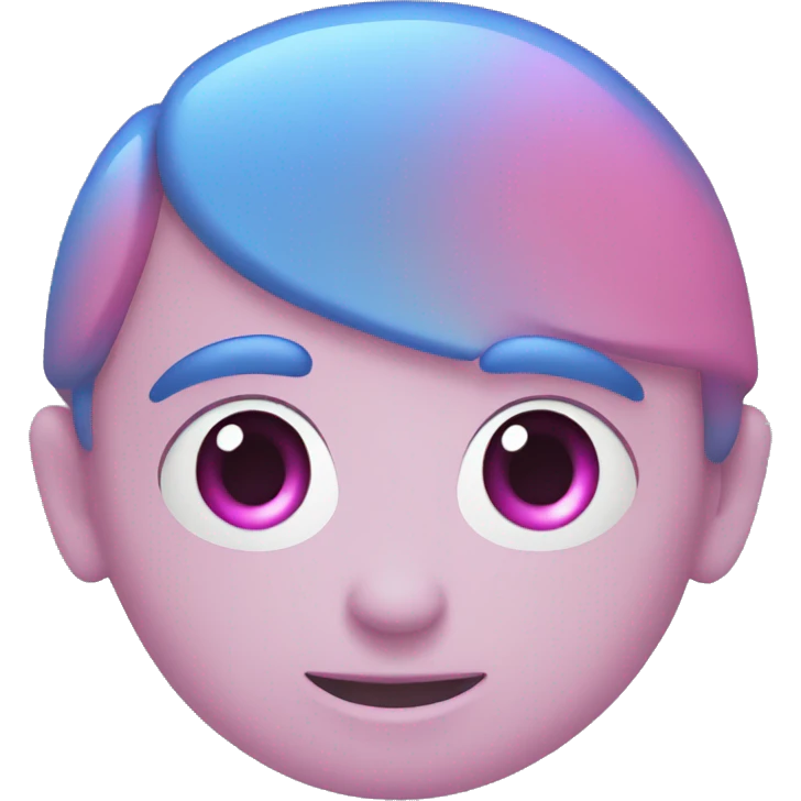 Meta ai blue pink circle emoji