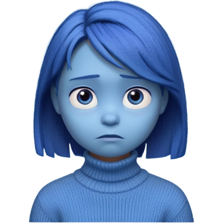 SADDNESS FROM MOVIE INSIDE OUT emoji