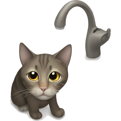 Cat in sink emoji