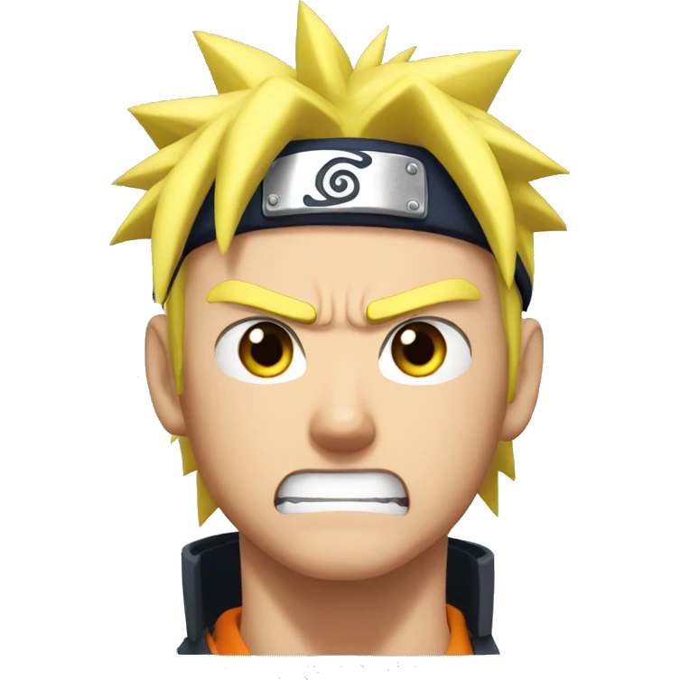 Naruto angry emoji